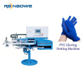 Rainbowe sock dotting with pvc and silicone two function machine